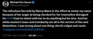 Michael Eric Dyson Retort