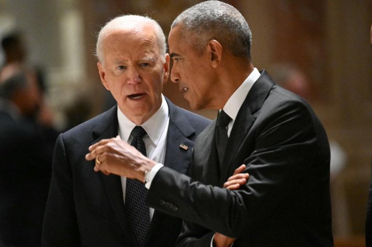 President Joe Biden and former President Barack Obama, photo from NYPost