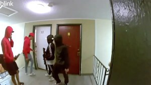 Venezuelan Gang attacking apartment
