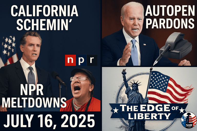 The Edge of Liberty episode on California redistricting, NPR defunding, and Biden's autopen pardons