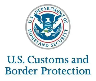 U.S. Customs and Border Protection official logo under the Department of Homeland Security