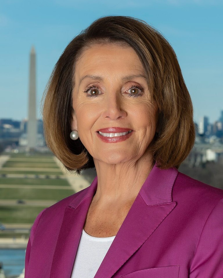 Official portrait of U.S. House Speaker Nancy Pelosi taken January 11, 2019 in the U.S. Capitol.