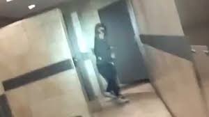 Omaha police body camera image during shooting with suspect