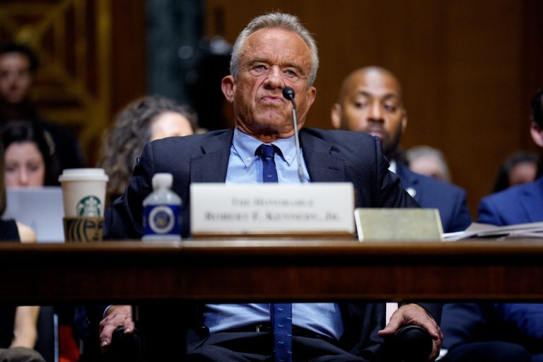 Rep. Haley Stevens files articles of impeachment against HHS Secretary Robert F. Kennedy Jr in Washington, DC.