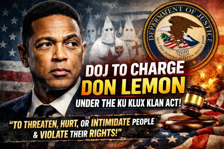 DOJ considers Ku Klux Klan Act charges following Don Lemon church protest controversy