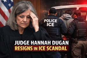 Judge Hannah Dugan resigns after allegations she obstructed ICE agents attempting to arrest an illegal immigrant accused of violent assault in Wisconsin.