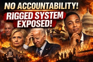 Political commentary thumbnail highlighting lack of accountability, selective justice, and government failure discussed on Reaver of Common Sense