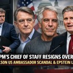 UK Prime Minister Keir Starmer as chief of staff Morgan McSweeney resigns over Peter Mandelson’s US ambassador appointment and Epstein links