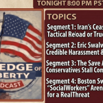 The Edge of Liberty show topics for April 8 2026 at 8 PM PST on SHR Media and KLRN