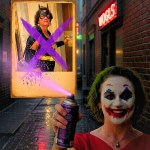 Katie Porter Batgirl costume image used in political profile examining her background and controversies